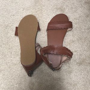 Leather sandals
